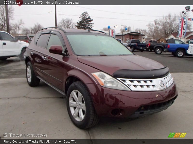 Merlot Pearl / Cafe Latte 2007 Nissan Murano S AWD