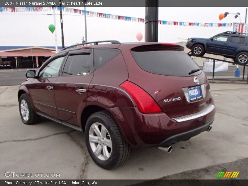 Merlot Pearl / Cafe Latte 2007 Nissan Murano S AWD