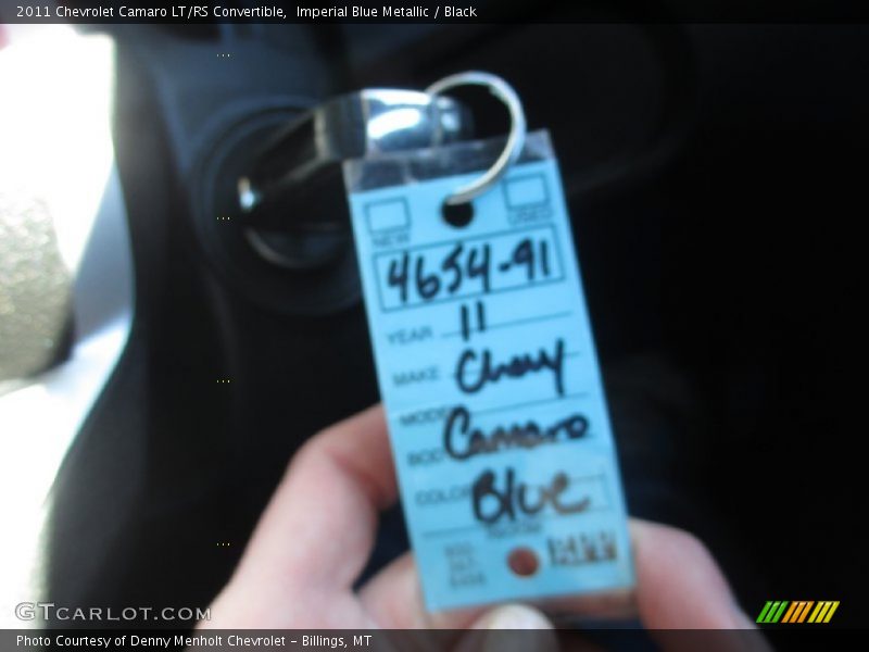 Imperial Blue Metallic / Black 2011 Chevrolet Camaro LT/RS Convertible