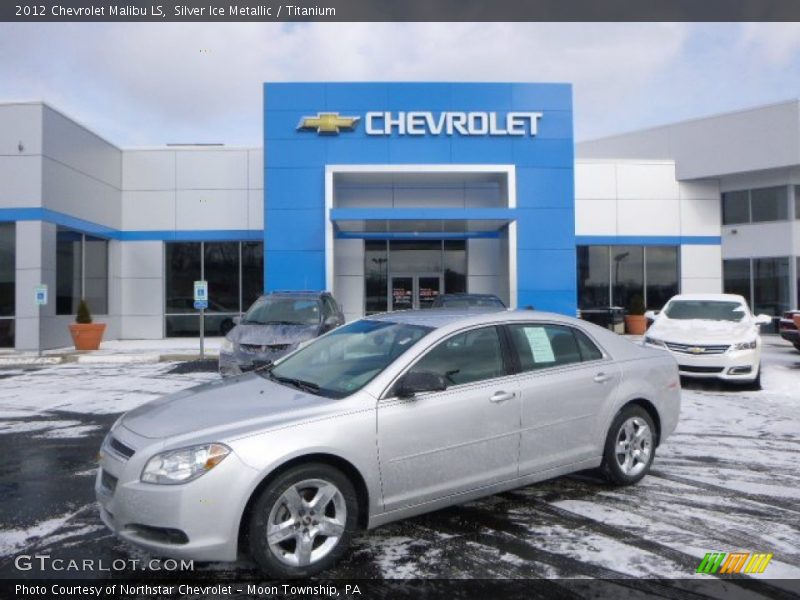 Silver Ice Metallic / Titanium 2012 Chevrolet Malibu LS