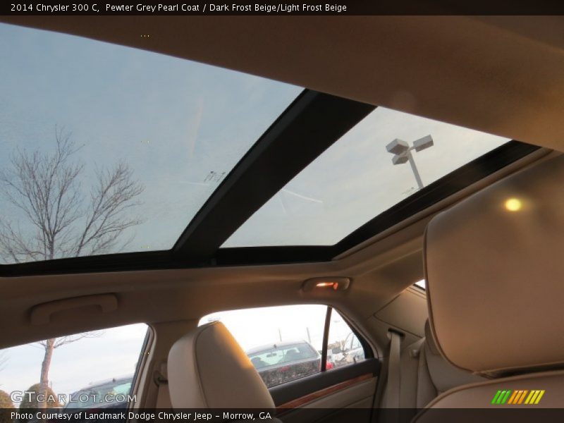 Pewter Grey Pearl Coat / Dark Frost Beige/Light Frost Beige 2014 Chrysler 300 C