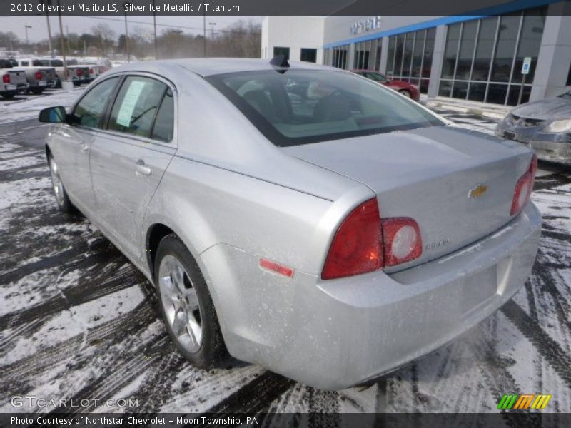 Silver Ice Metallic / Titanium 2012 Chevrolet Malibu LS