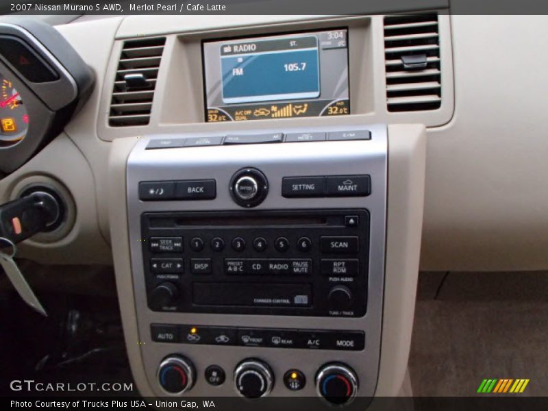 Merlot Pearl / Cafe Latte 2007 Nissan Murano S AWD