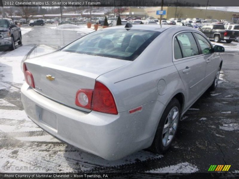 Silver Ice Metallic / Titanium 2012 Chevrolet Malibu LS