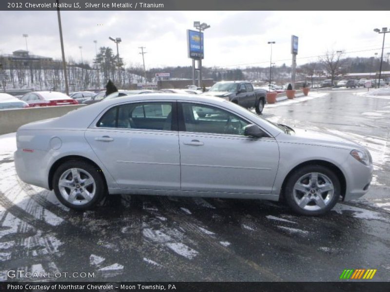 Silver Ice Metallic / Titanium 2012 Chevrolet Malibu LS