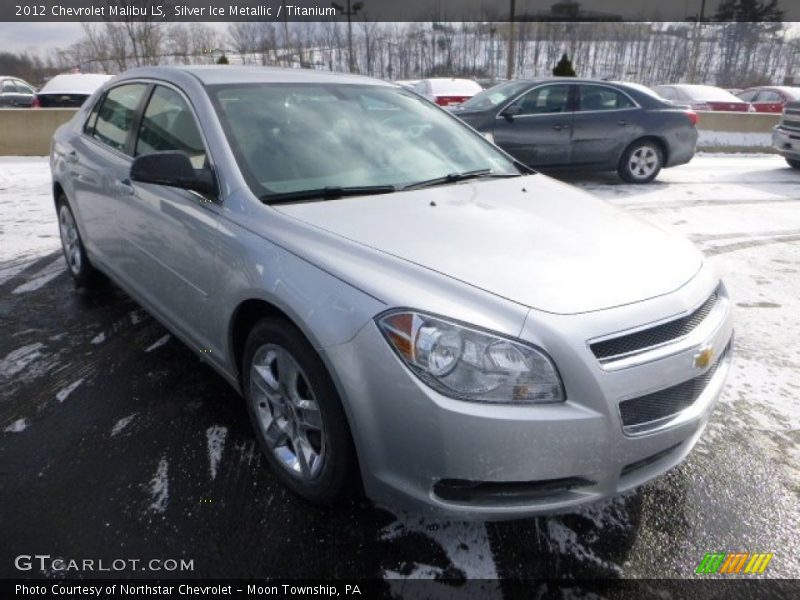 Silver Ice Metallic / Titanium 2012 Chevrolet Malibu LS