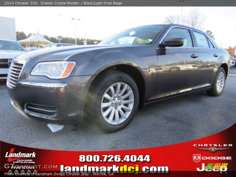 Granite Crystal Metallic / Black/Light Frost Beige 2014 Chrysler 300