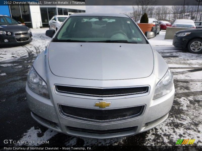 Silver Ice Metallic / Titanium 2012 Chevrolet Malibu LS
