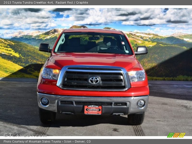 Radiant Red / Graphite 2013 Toyota Tundra CrewMax 4x4