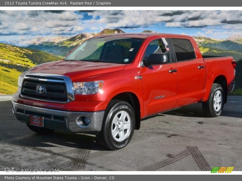 Radiant Red / Graphite 2013 Toyota Tundra CrewMax 4x4