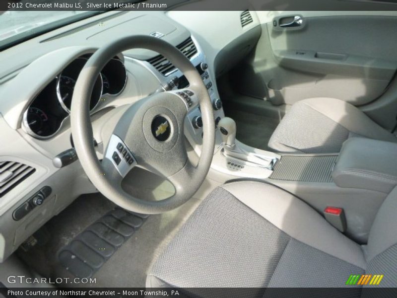 Silver Ice Metallic / Titanium 2012 Chevrolet Malibu LS