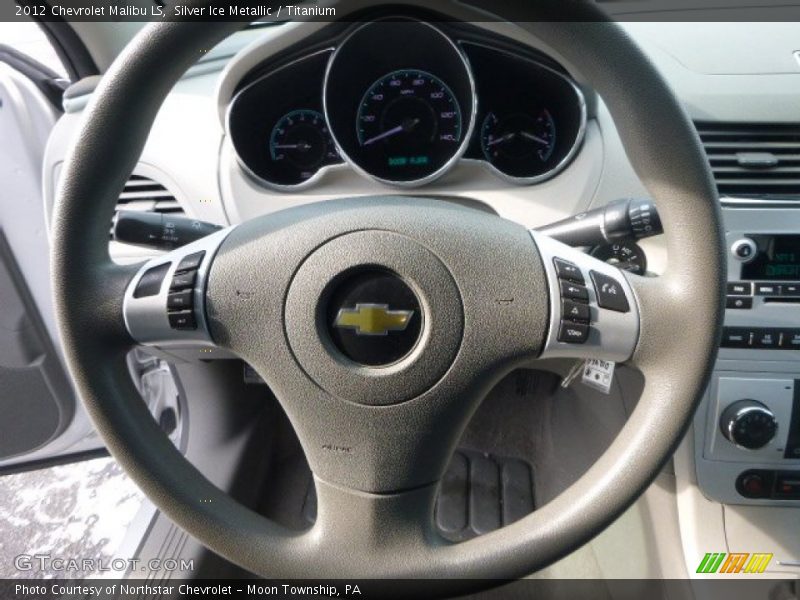 Silver Ice Metallic / Titanium 2012 Chevrolet Malibu LS
