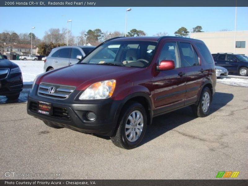 Redondo Red Pearl / Ivory 2006 Honda CR-V EX