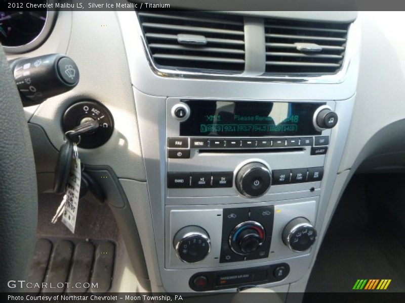Silver Ice Metallic / Titanium 2012 Chevrolet Malibu LS
