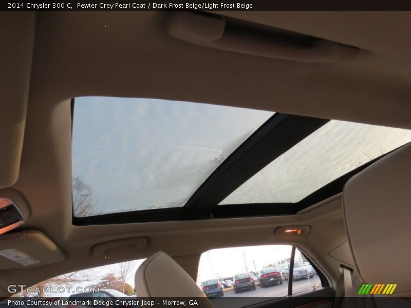 Pewter Grey Pearl Coat / Dark Frost Beige/Light Frost Beige 2014 Chrysler 300 C