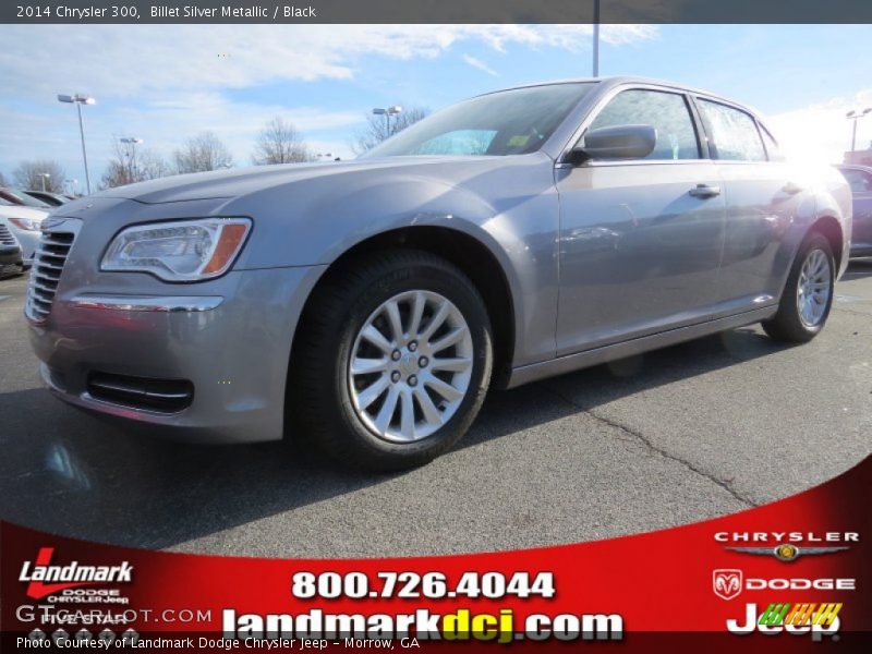Billet Silver Metallic / Black 2014 Chrysler 300