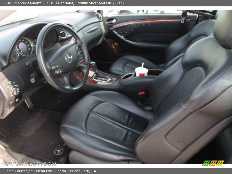 Iridium Silver Metallic / Black 2006 Mercedes-Benz CLK 350 Cabriolet