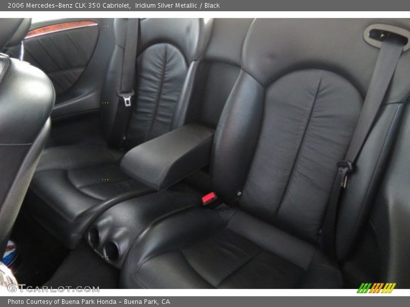 Iridium Silver Metallic / Black 2006 Mercedes-Benz CLK 350 Cabriolet