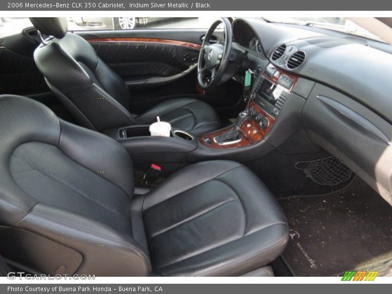 Iridium Silver Metallic / Black 2006 Mercedes-Benz CLK 350 Cabriolet