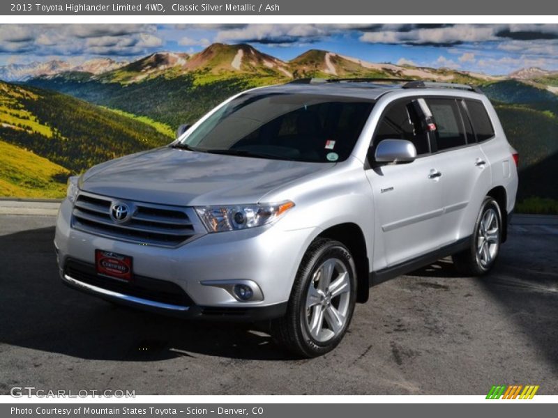 Classic Silver Metallic / Ash 2013 Toyota Highlander Limited 4WD