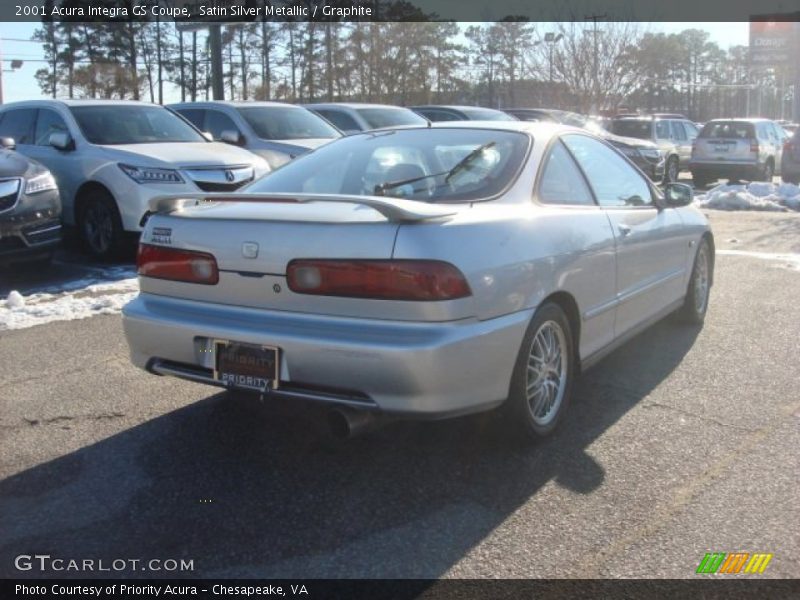 Satin Silver Metallic / Graphite 2001 Acura Integra GS Coupe