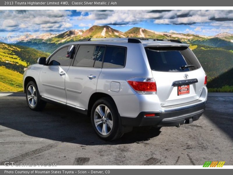 Classic Silver Metallic / Ash 2013 Toyota Highlander Limited 4WD