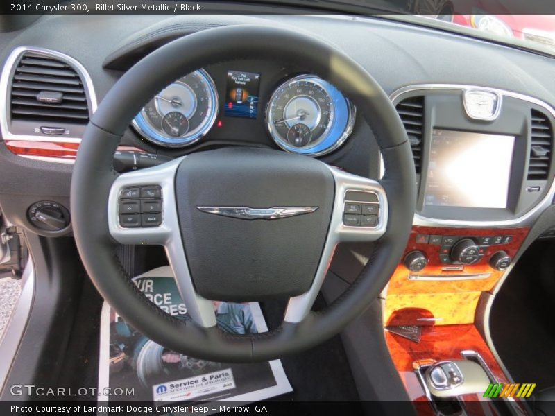 Billet Silver Metallic / Black 2014 Chrysler 300