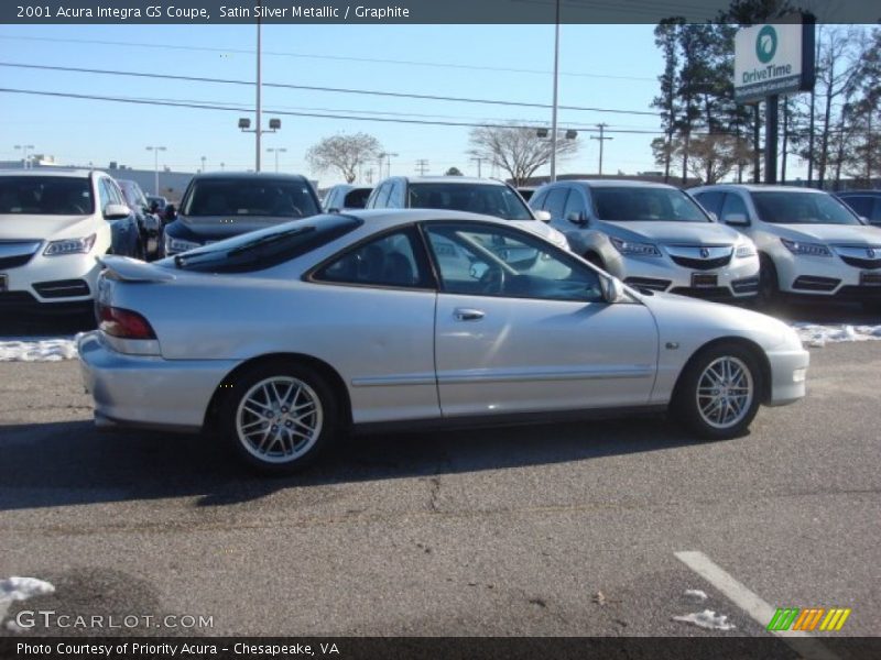 Satin Silver Metallic / Graphite 2001 Acura Integra GS Coupe