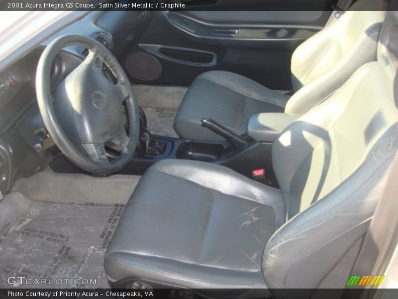 Satin Silver Metallic / Graphite 2001 Acura Integra GS Coupe