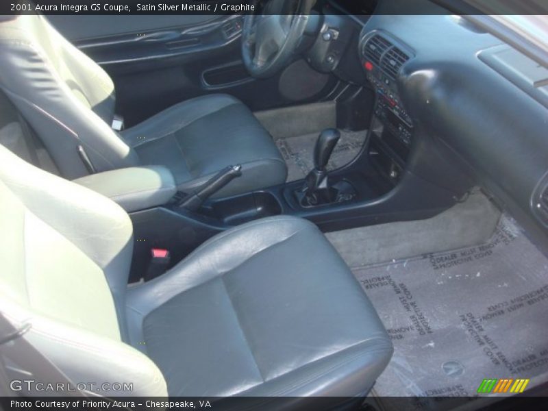 Satin Silver Metallic / Graphite 2001 Acura Integra GS Coupe