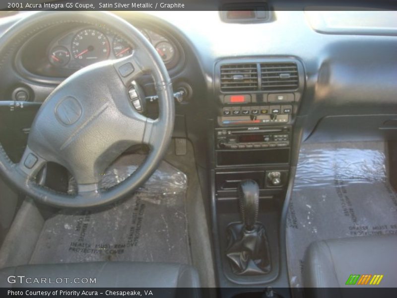 Satin Silver Metallic / Graphite 2001 Acura Integra GS Coupe