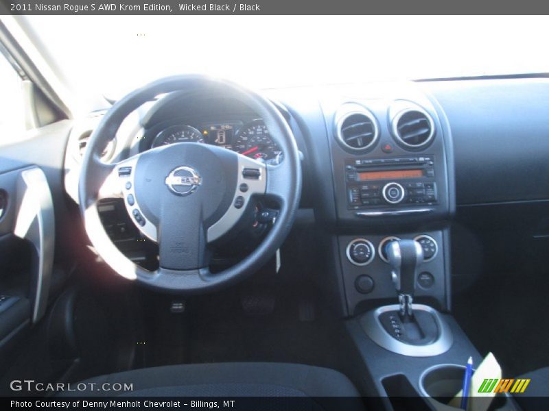 Wicked Black / Black 2011 Nissan Rogue S AWD Krom Edition
