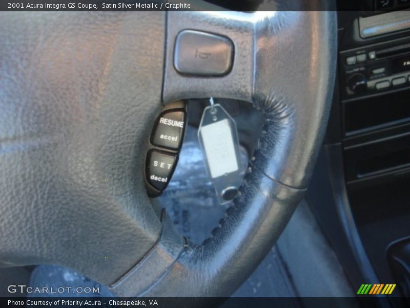 Satin Silver Metallic / Graphite 2001 Acura Integra GS Coupe