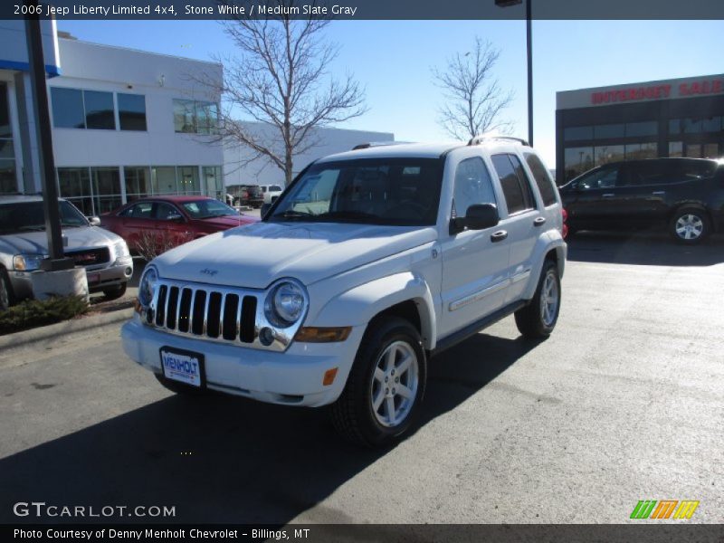 Stone White / Medium Slate Gray 2006 Jeep Liberty Limited 4x4