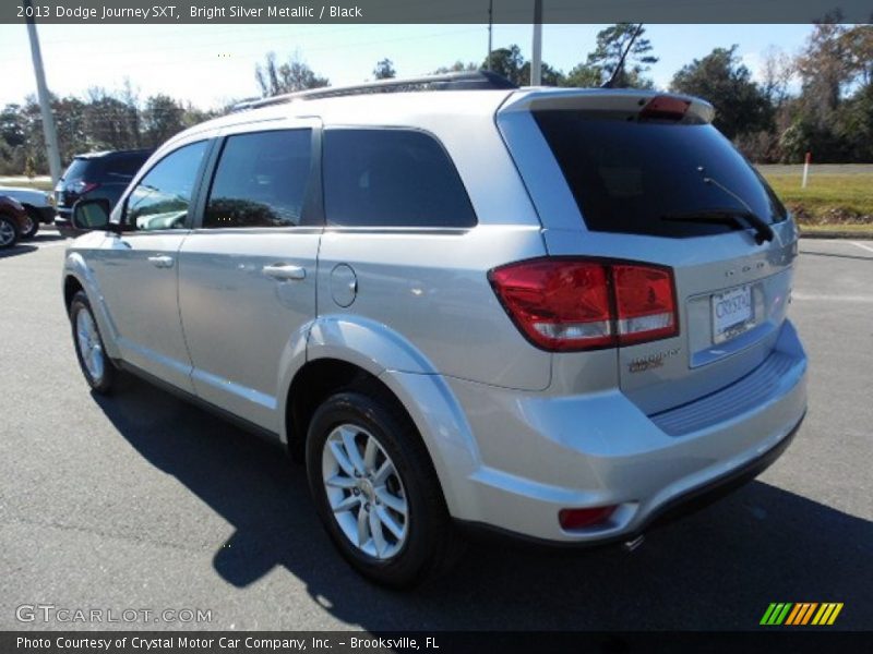 Bright Silver Metallic / Black 2013 Dodge Journey SXT