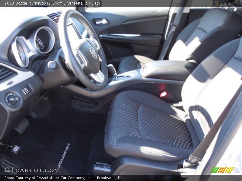 Bright Silver Metallic / Black 2013 Dodge Journey SXT