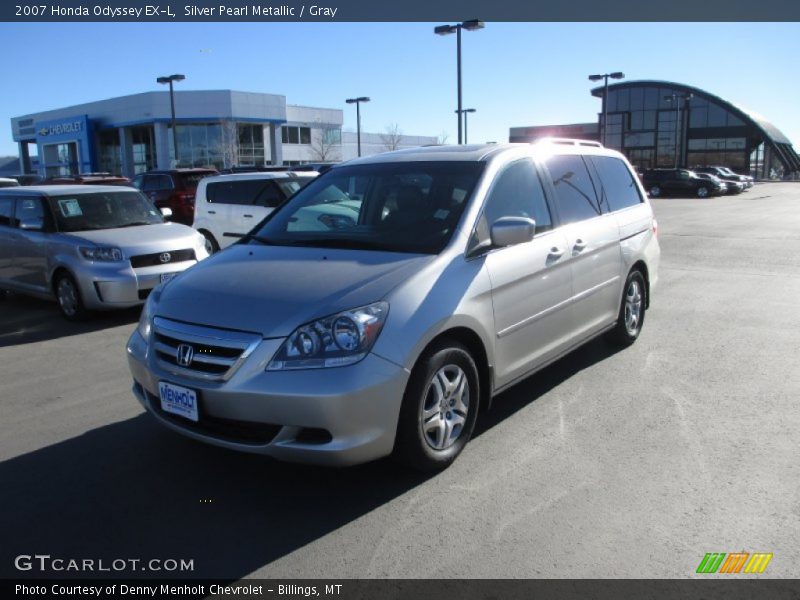 Silver Pearl Metallic / Gray 2007 Honda Odyssey EX-L
