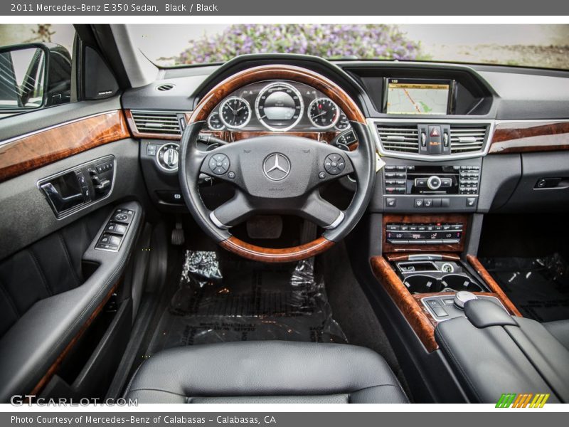 Black / Black 2011 Mercedes-Benz E 350 Sedan