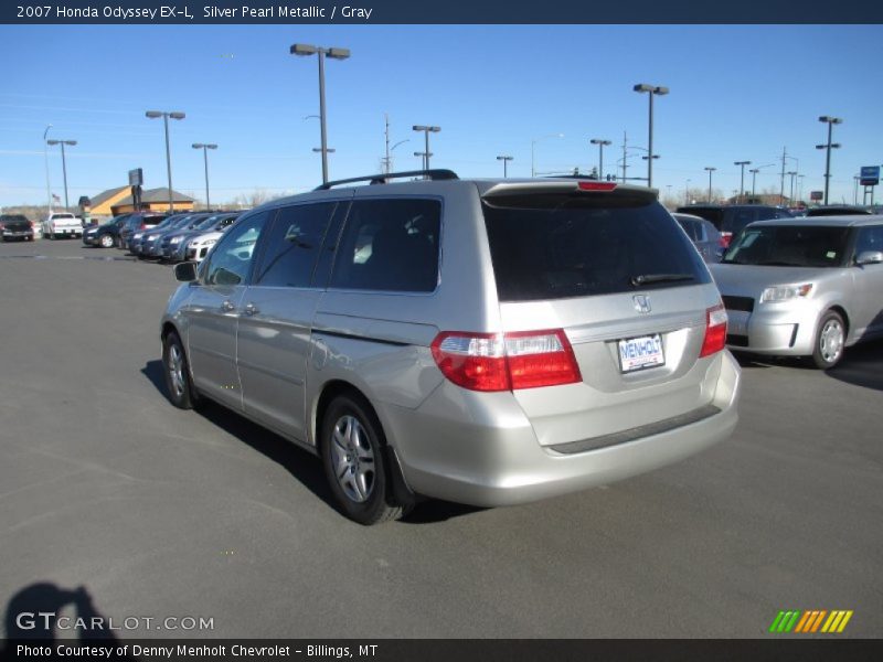 Silver Pearl Metallic / Gray 2007 Honda Odyssey EX-L