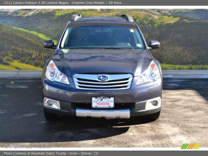 Graphite Gray Metallic / Off Black 2011 Subaru Outback 3.6R Limited Wagon