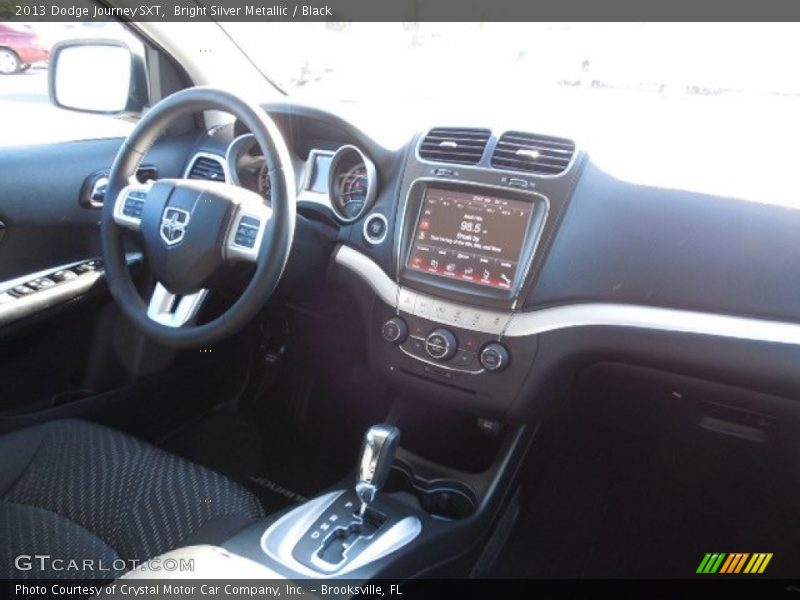 Bright Silver Metallic / Black 2013 Dodge Journey SXT