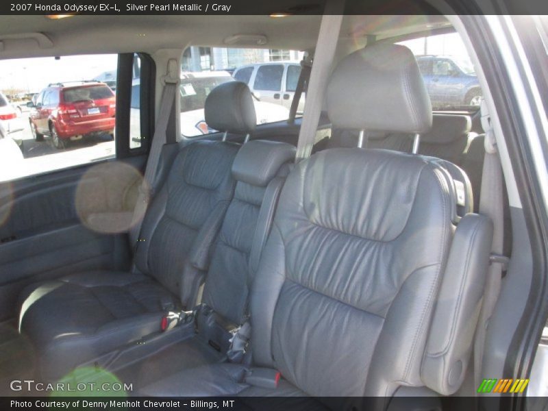 Silver Pearl Metallic / Gray 2007 Honda Odyssey EX-L