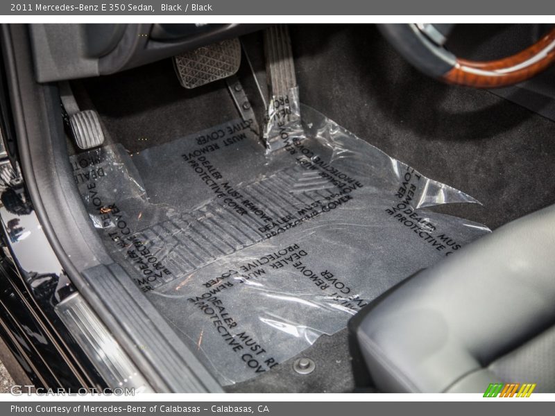 Black / Black 2011 Mercedes-Benz E 350 Sedan