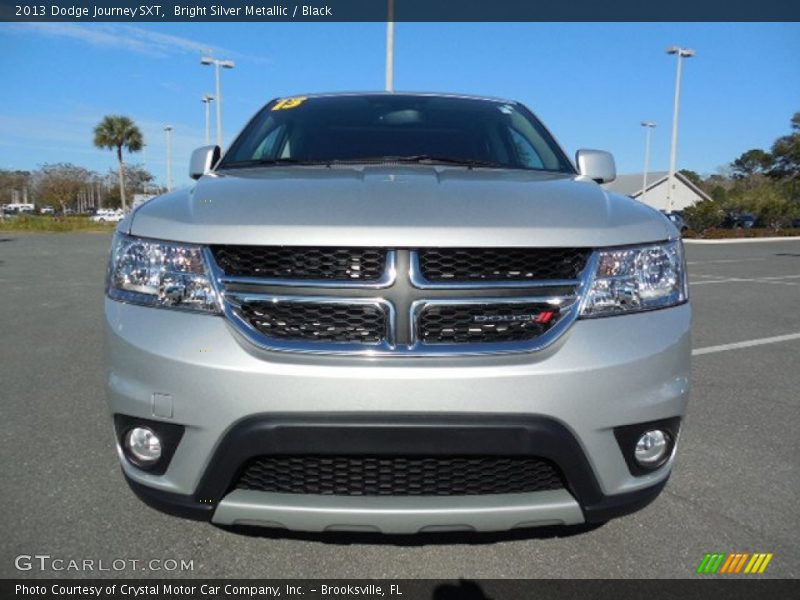 Bright Silver Metallic / Black 2013 Dodge Journey SXT