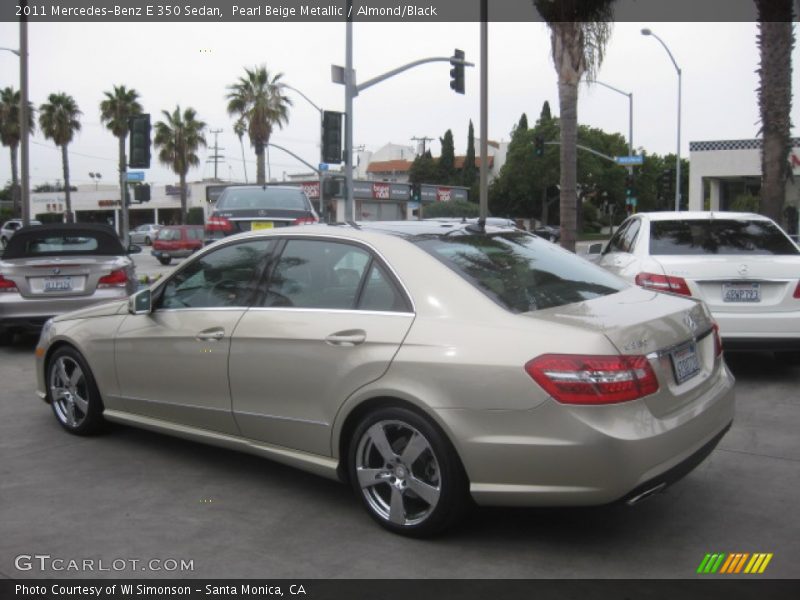 Pearl Beige Metallic / Almond/Black 2011 Mercedes-Benz E 350 Sedan
