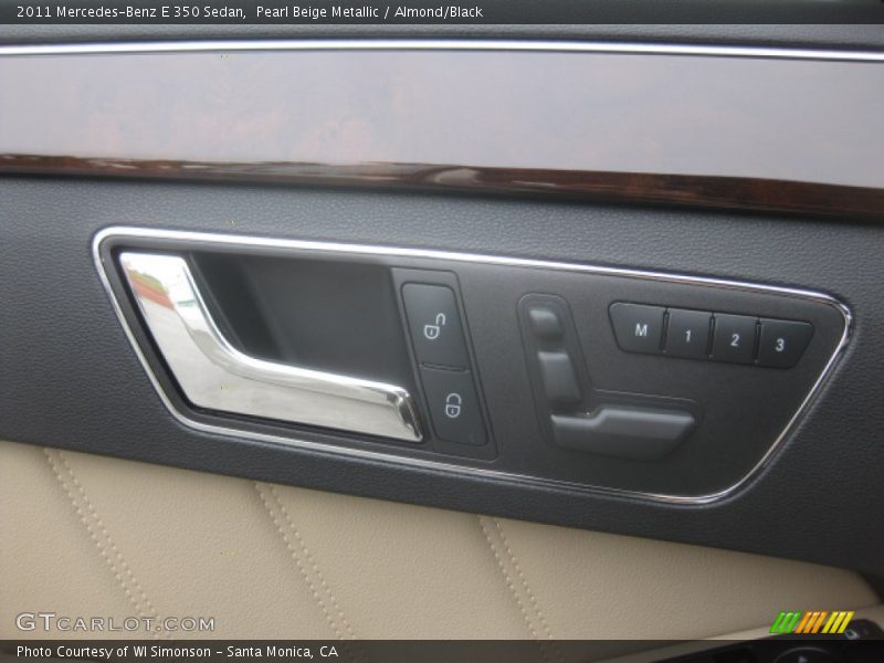 Pearl Beige Metallic / Almond/Black 2011 Mercedes-Benz E 350 Sedan