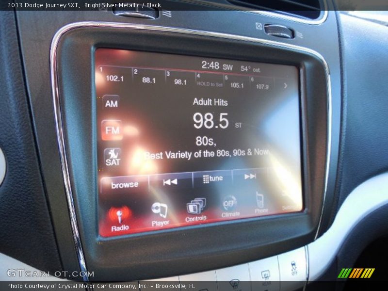 Bright Silver Metallic / Black 2013 Dodge Journey SXT