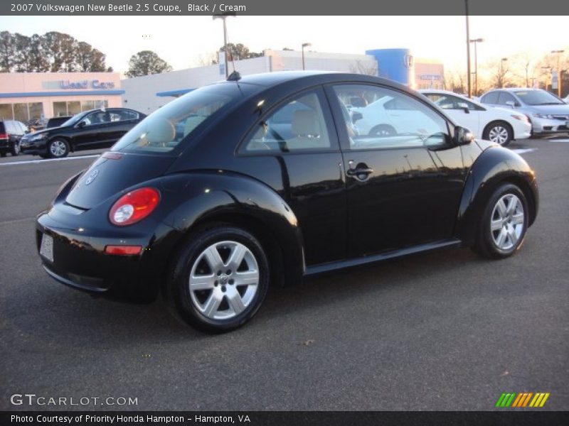 Black / Cream 2007 Volkswagen New Beetle 2.5 Coupe