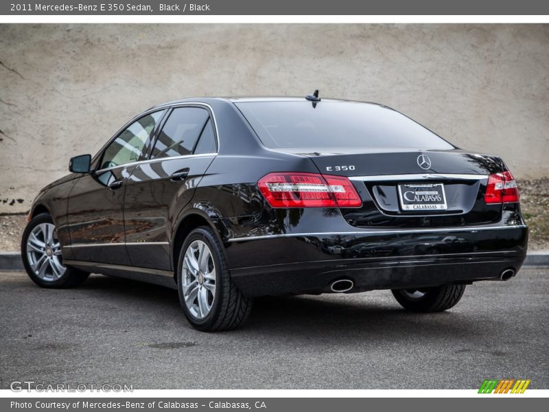 Black / Black 2011 Mercedes-Benz E 350 Sedan