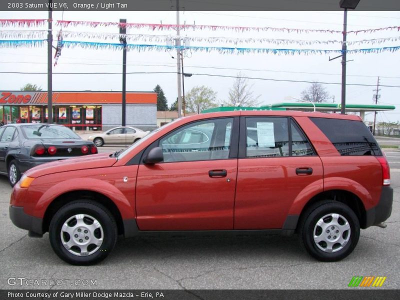 Orange / Light Tan 2003 Saturn VUE V6